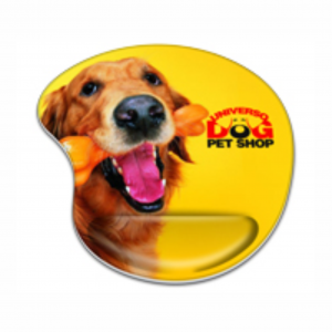 MOUSEPAD - DESCANSO DE PUNHO Mouse pad com descanso de punho 20x23cm 4x0   