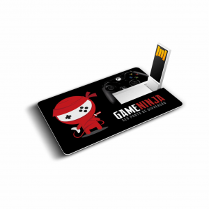 PENCARD - 8GB - RETANGULAR PVC 8,6 X 5,4cm 4x0   